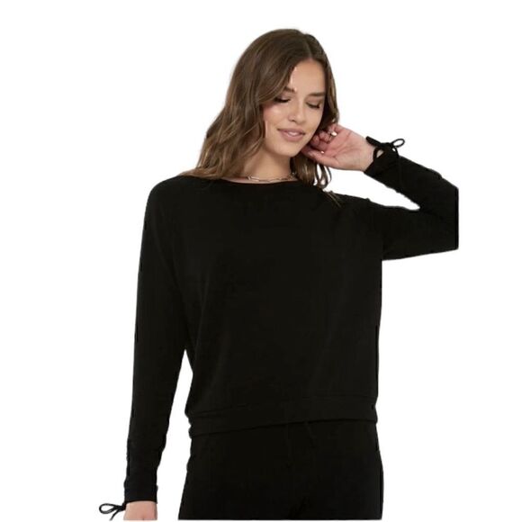 NWT Project Social T Ava Ruched Sweatshirt Size S - Picture 2 of 9